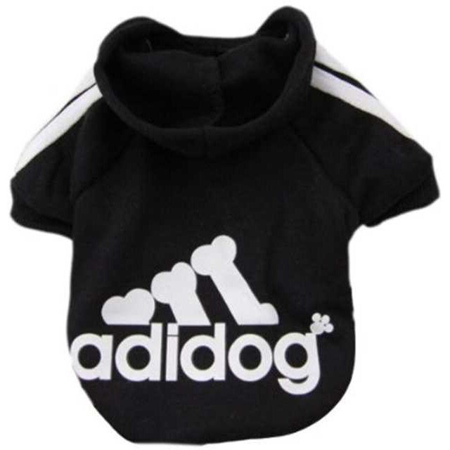 Geaca catei adidog, negru, 30 cm lungime L